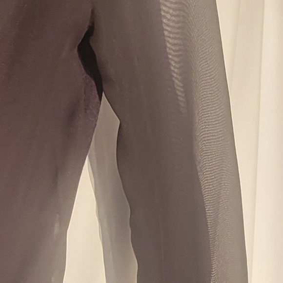 🍬TEE BY BIG STAR Women's black button down sheer blouse Size Small - Picture 6 of 6